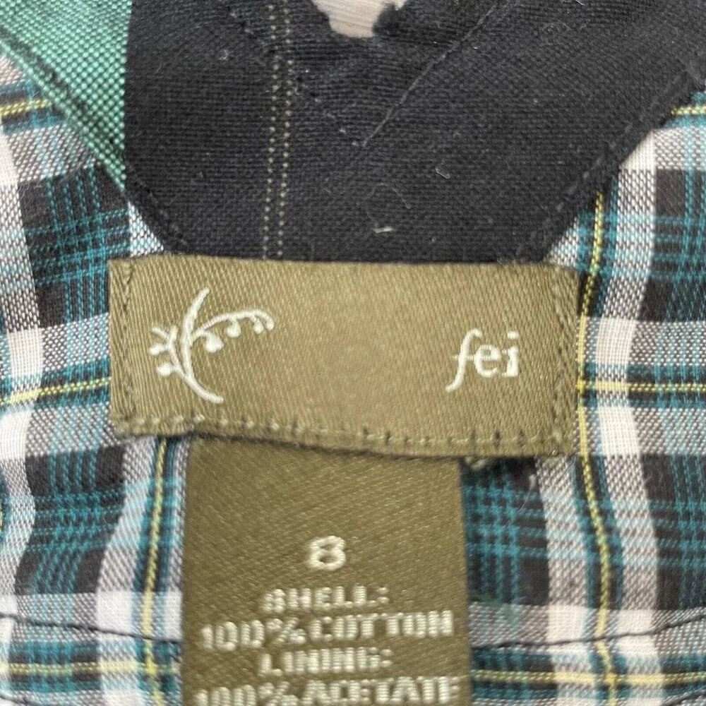 FEI Anthropologie Skirt Womens 8 A‎ Line Plaid Bohemian Boho Cute Mall Goth Y2K